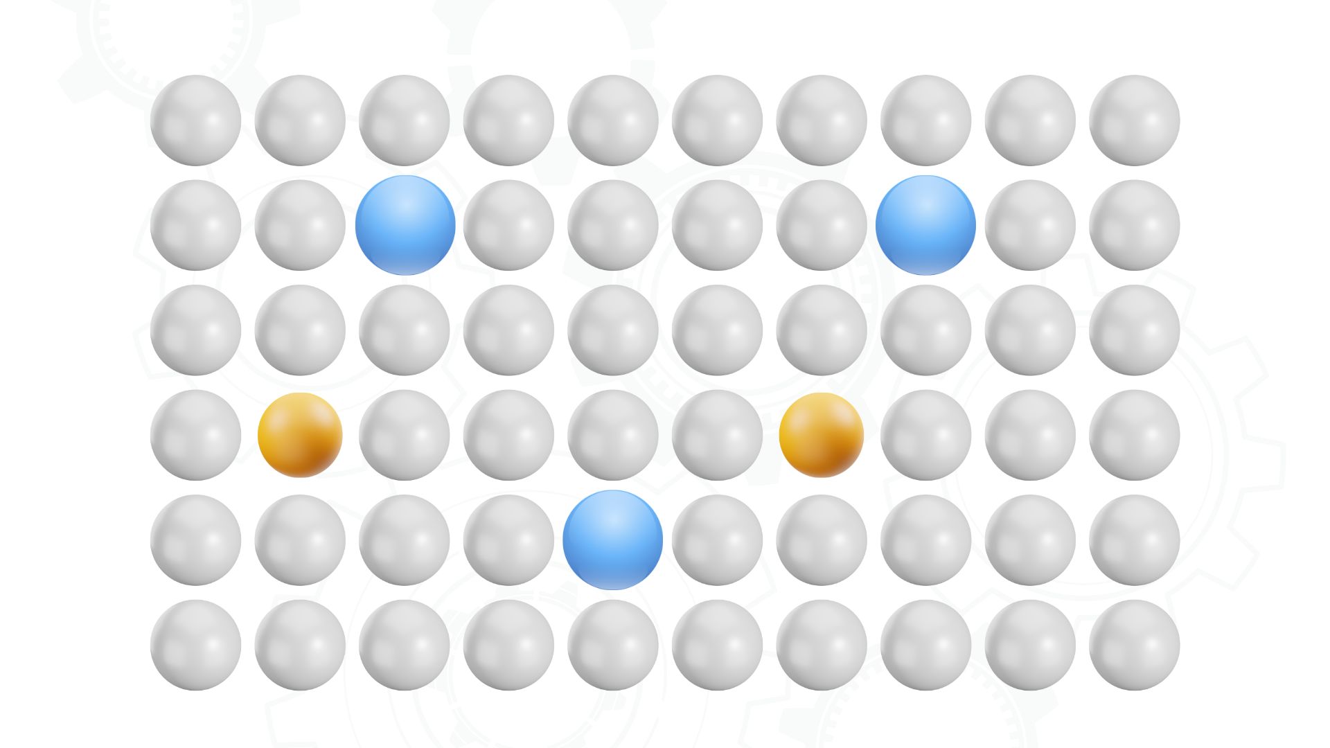 crystal structure of a steel grade with substitutional atoms