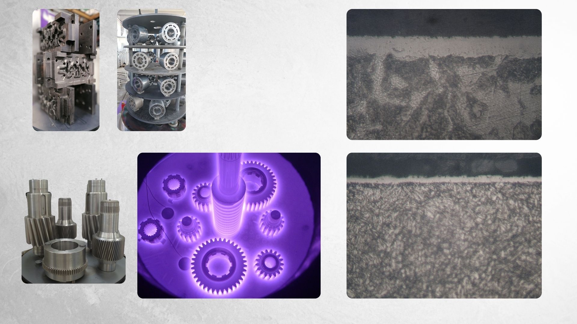 Different parts require different white layer when nitrided